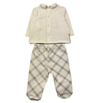 LE BEBE' completo 2 pezzi shirt-ghettina Panna per Neonato LBB5085 PANNA LE BEBE' 