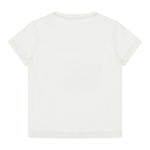ROBERTO CAVALLI t-shirt girocollo tinta unita cn ricami in contrasto Bianco per Bambina TJT64C BIANCO ROBERTO CAVALLI 