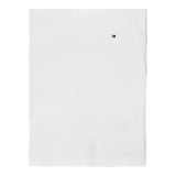 Tommy Hilfiger T-Shirt Girocollo Tinta Unita con Logo per Bambino KB0KB09646 BIANCO TOMMY HILFIGER 