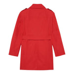 Max&Co. Cappotto Modello Trench Tinta Unita per Bambina MX0011 ROSSO MAX&Co. 