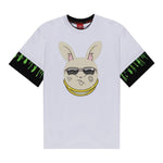 Sprayground T-Shirt Girocollo Tinta Unita con Stampa per Bambino SPY1254 BIANCO SPRAYGROUND 