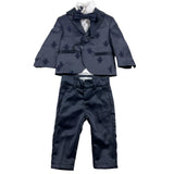 Shako' Completo 3 Pezzi Camicia-Giacca-Pantalone-Papillon Blu Per Neonato