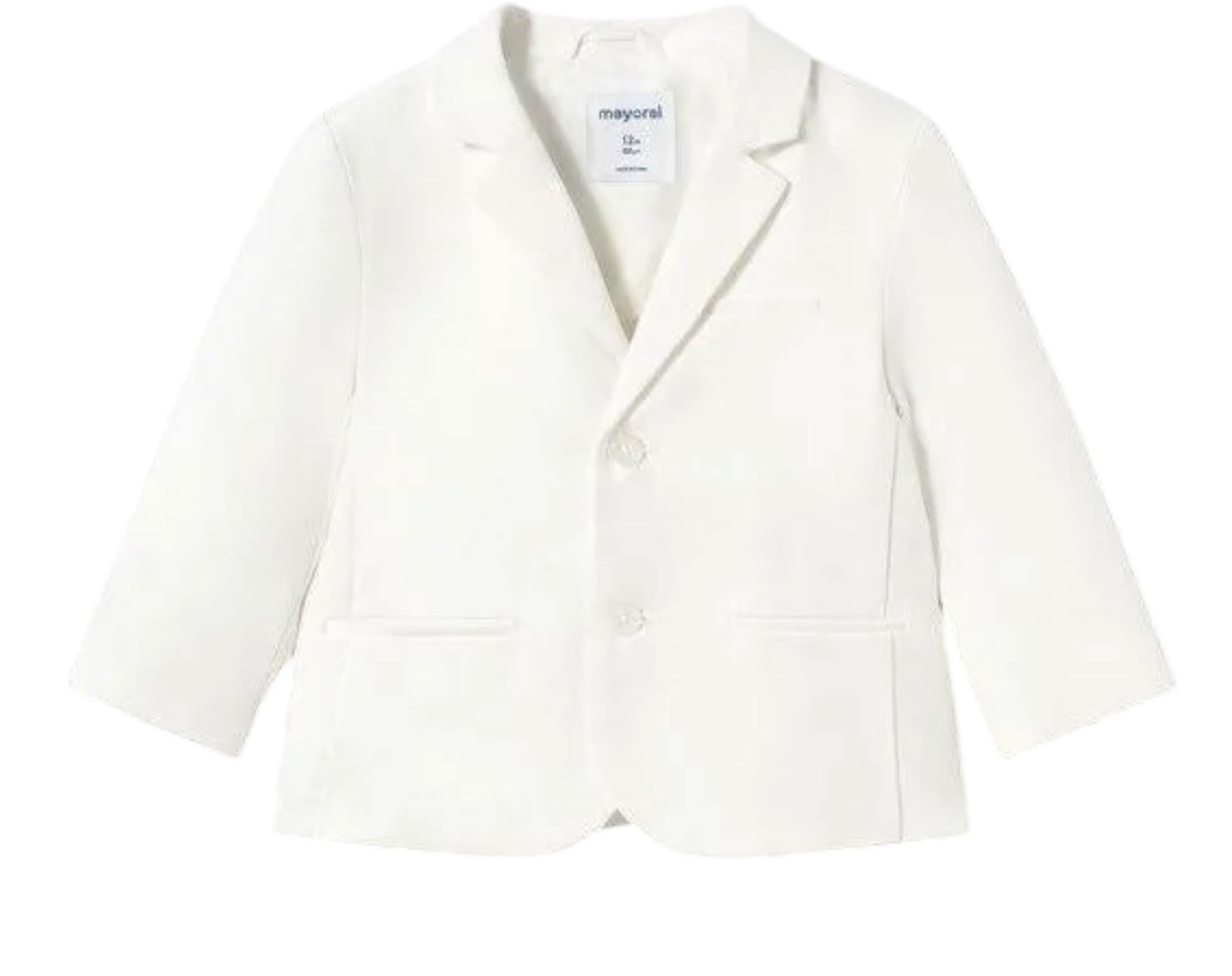 Mayoral Giacca tinta unita Bianco per Neonato 1470N BIANCO MAYORAL 