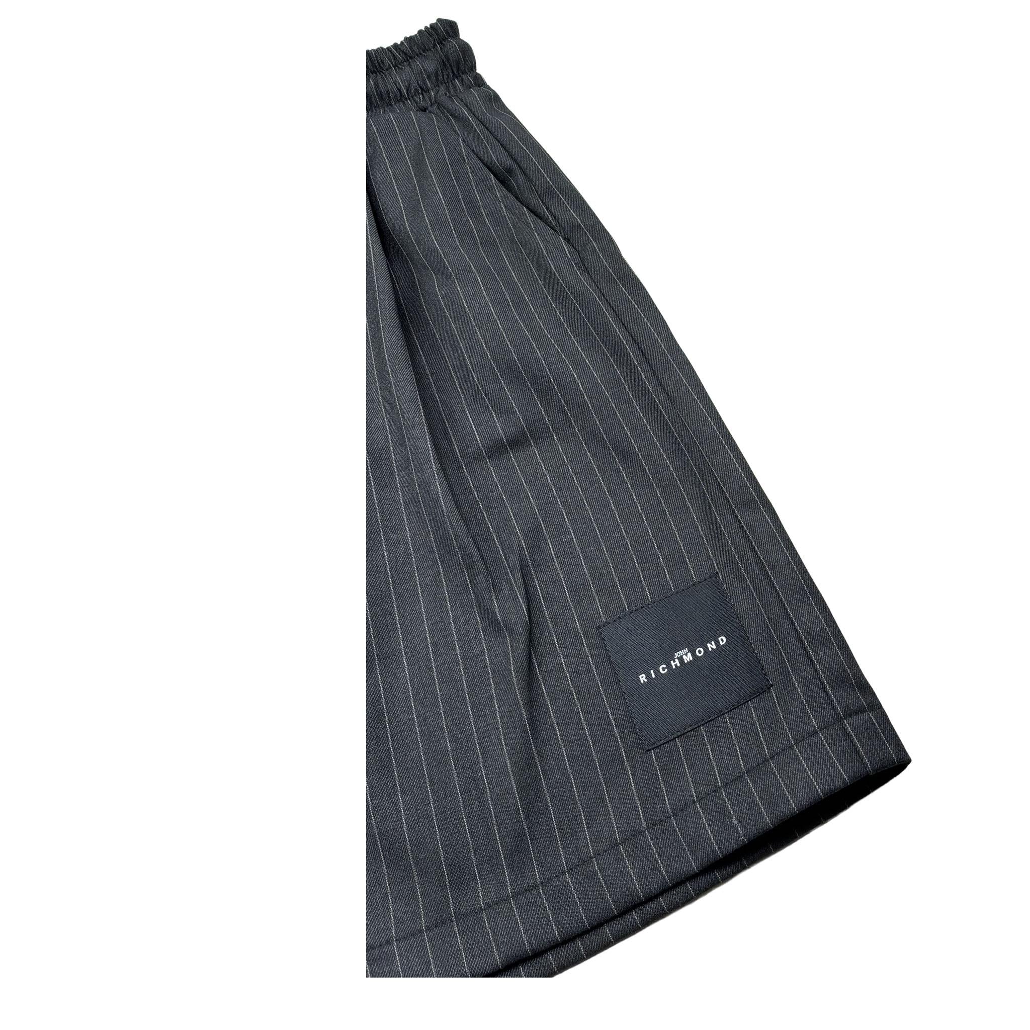 John Richmond Bermuda Tinta Unita con Elastico In Vita per Bambino RBP26082BE NERO JOHN RICHMOND 