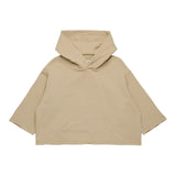 Maison Margiela Felpa Tinta Unita con Cappuccio per Bambina M60802 BEIGE MAISON MARGIELA 