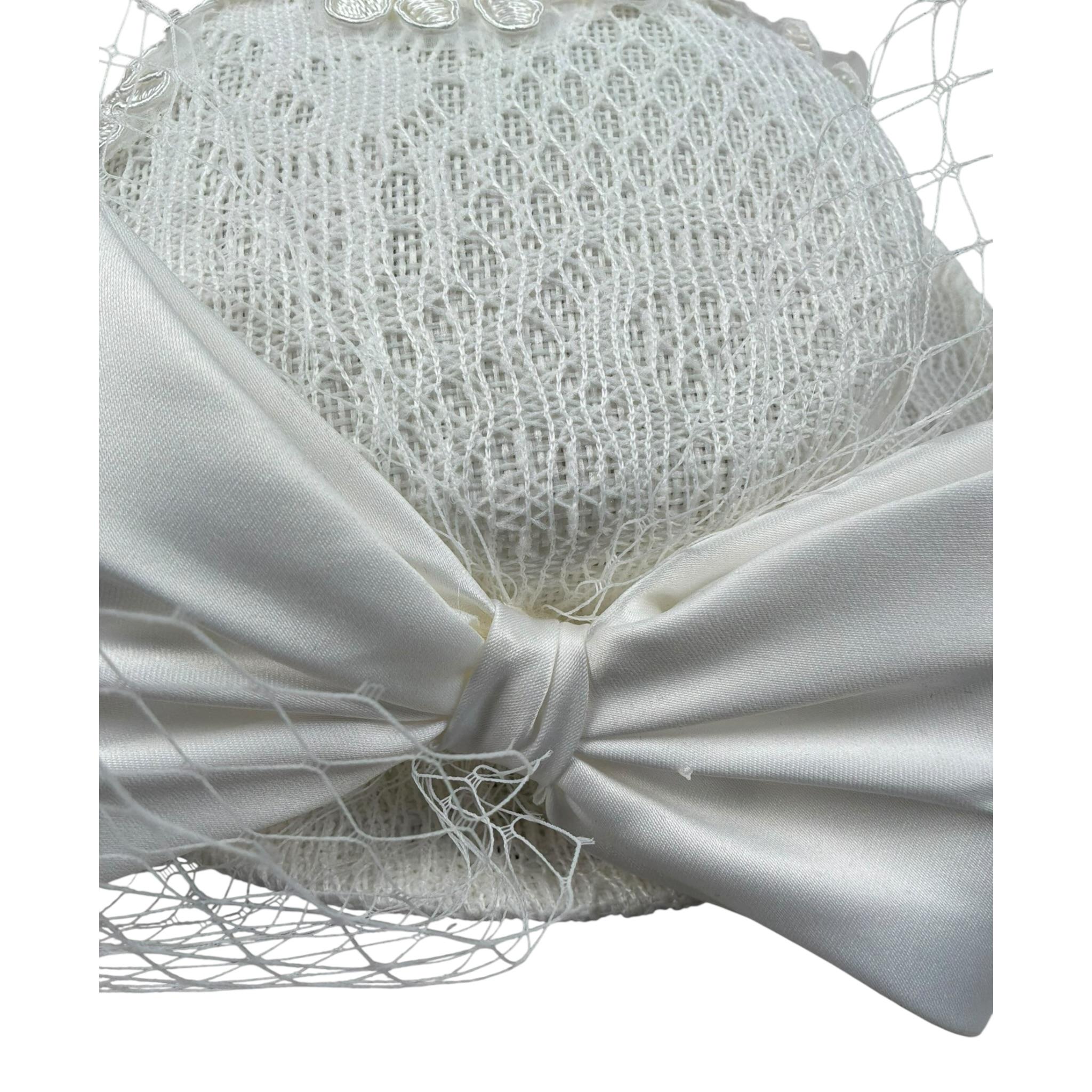 Gai  Mattiolo Cappello Cerimonia Tinta Unita per Neonata 200705 BIANCO GAI  MATTIOLO 