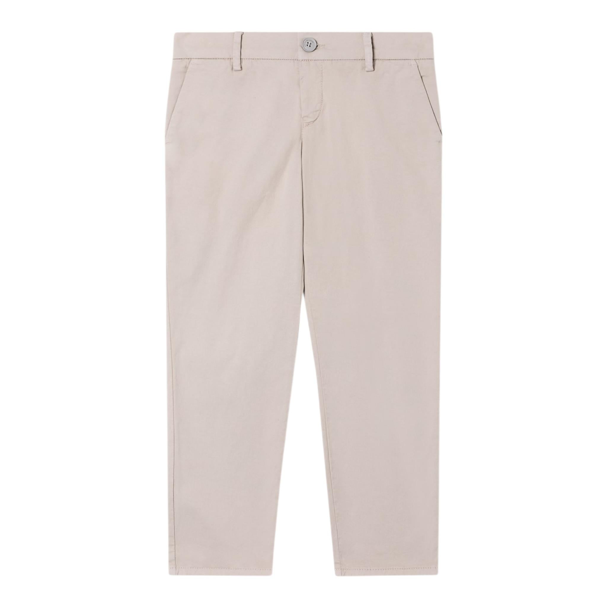Emporio Armani Pantalone Tinta Unita con Tasche Americane per Bambino 8N4P60XX SABBIA EMPORIO ARMANI 