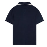 Tommy Hilfiger Polo Mezza Manica con Ricamo Logo Blu per Bambino KB0KB09524X BLU TOMMY HILFIGER 