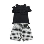 Emc Completo 2 Pezzi Top-Short per Bambina CO3640 NERO EMC 