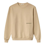 HINNOMINATE felpa chiusa girocollo tinta unita con logo Beige per Bambino 3631F0080 BEIGE HINNOMINATE 