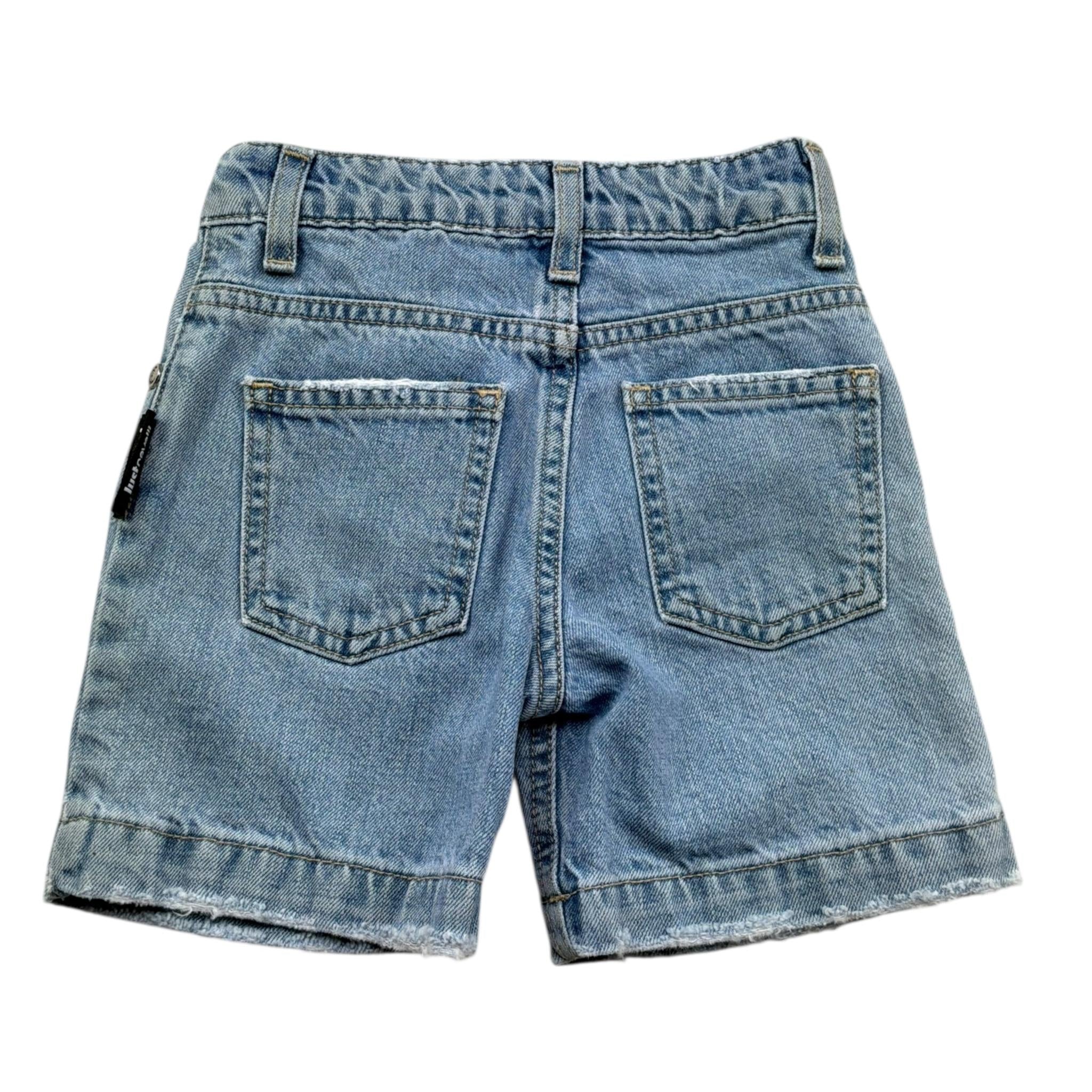 Just Cavalli Bermuda In Denim Tinta Unita con Girovita Regolabile per Neonato JIP26140BE AZZURRO JUST CAVALLI 