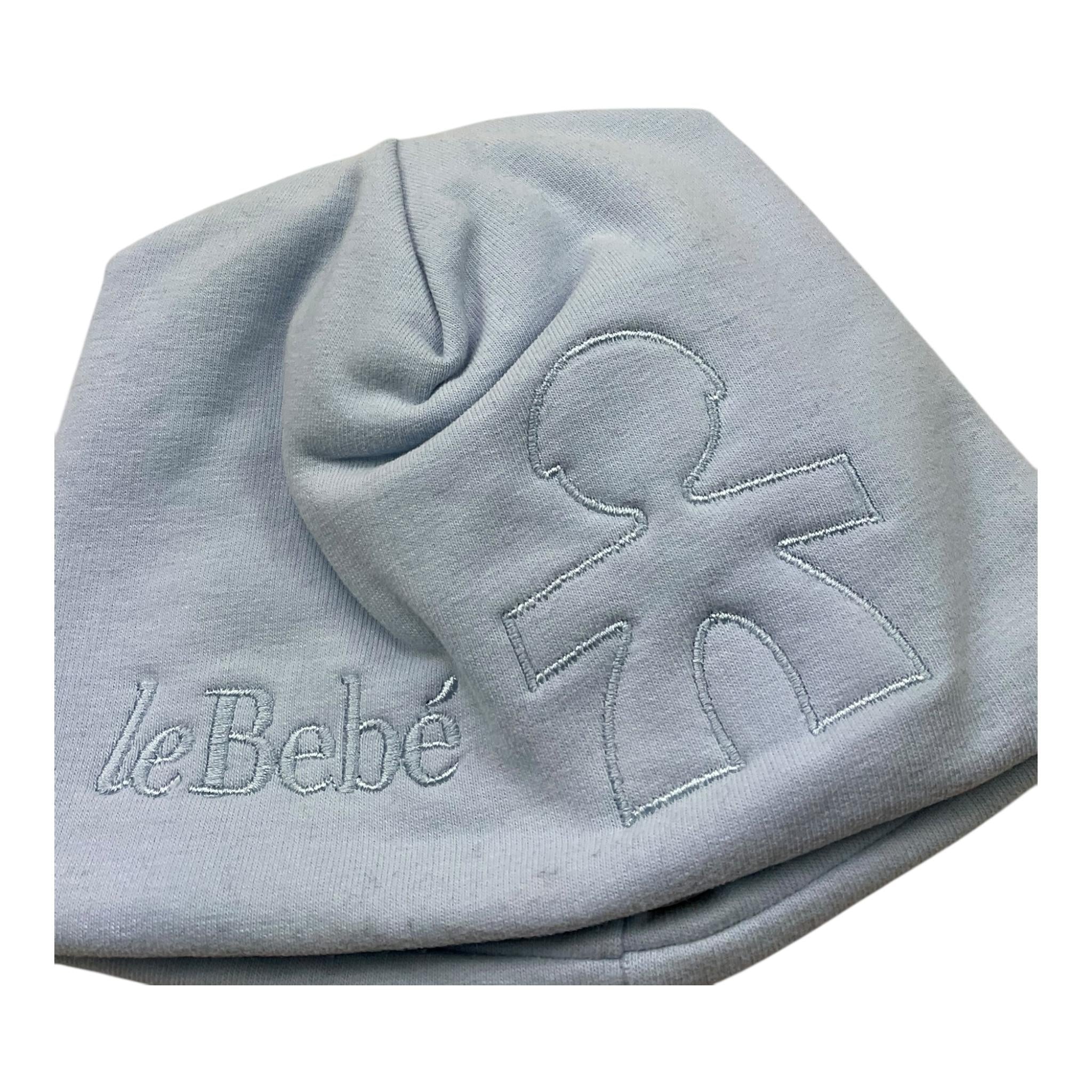 LE BEBE' cappello tinta unita con stampa Azzurro per Neonato LBB3868 AZZURRO LE BEBE' 