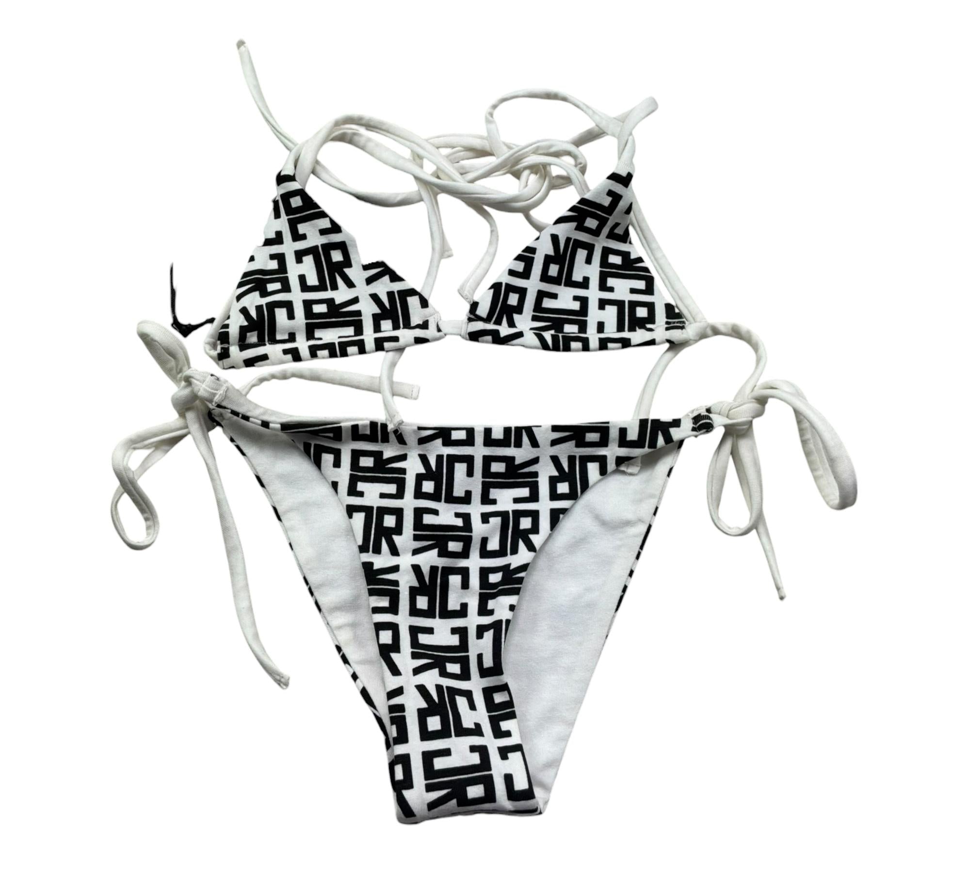 John Richmond Costume 2 Pezzi Triangolo-Mutandina per Bambina RGP26029CO BIANCO JOHN RICHMOND 