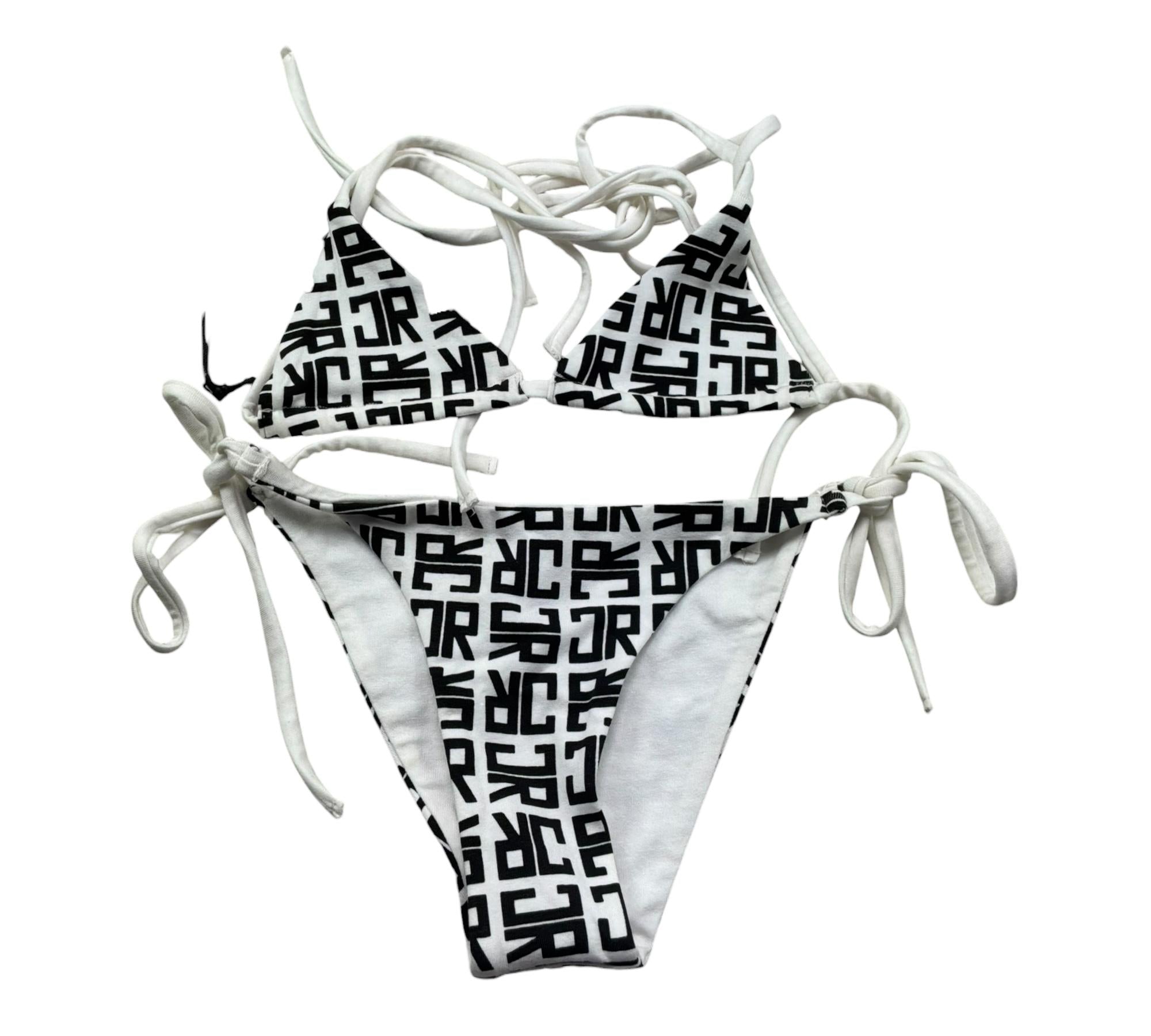 John Richmond Costume 2 Pezzi Triangolo-Mutandina per Bambina RGP26029CO BIANCO JOHN RICHMOND 