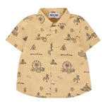 Moschino Camicia Tinta Unita con Stampa per Neonata MOC018 CAMMELLO MOSCHINO 