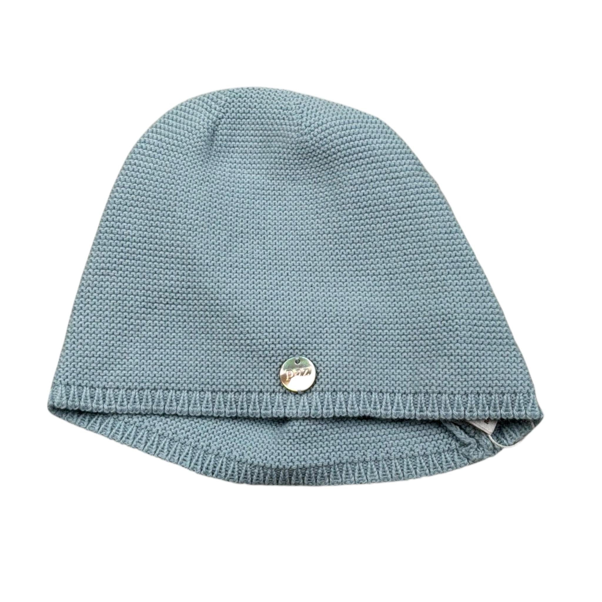 Paz Rodriguez Cappello Tinta Unita per Neonato 040120513 AZZURRO PAZ RODRIGUEZ 