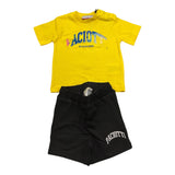 Cesare Paciotti Completo 2 Pezzi T-Shirt-Bermuda Bicolore per Neonato COMP5125B GIALLO/NERO CESARE PACIOTTI 