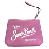Saint Barth Pochette Tinta Unita con Stampa per Bambina ALINE ROSA SAINT BARTH 