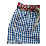 short fantasia a righe bicolore JOELL BIANCO/BLU SAINT BARTH 