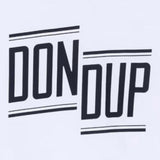 Dondup T-Shirt Girocollo Tinta Unita con Stampa per Neonata DMTS042XN BIANCO DONDUP 