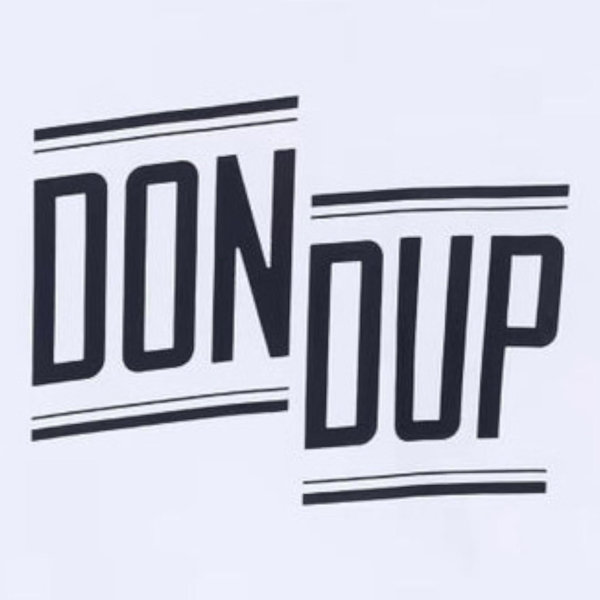 Dondup T-Shirt Girocollo Tinta Unita con Stampa per Neonata DMTS042XN BIANCO DONDUP 