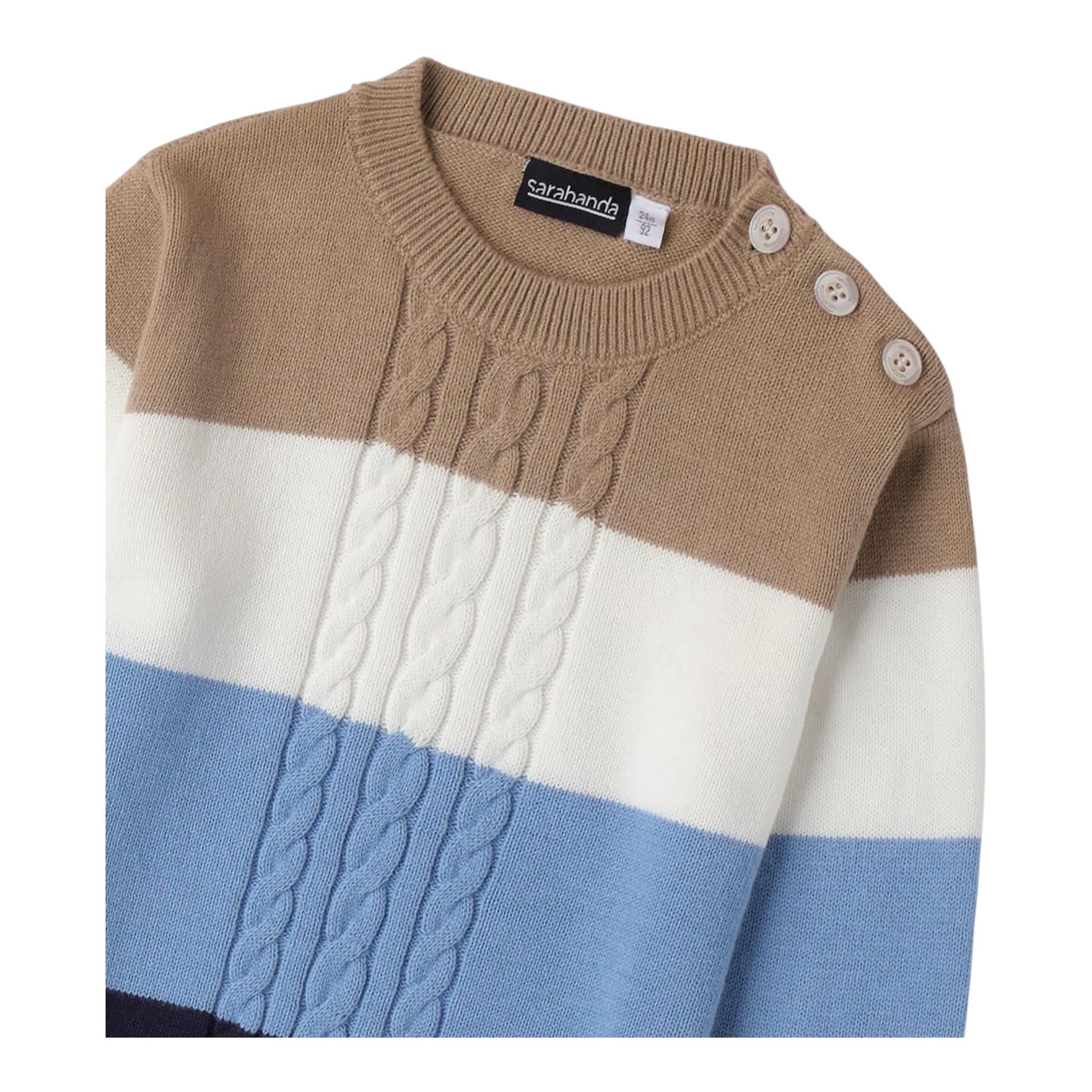 SARABANDA maglia girocollo multicolor Multicolor per Neonato 0A107XN MULTICOLOR SARABANDA 