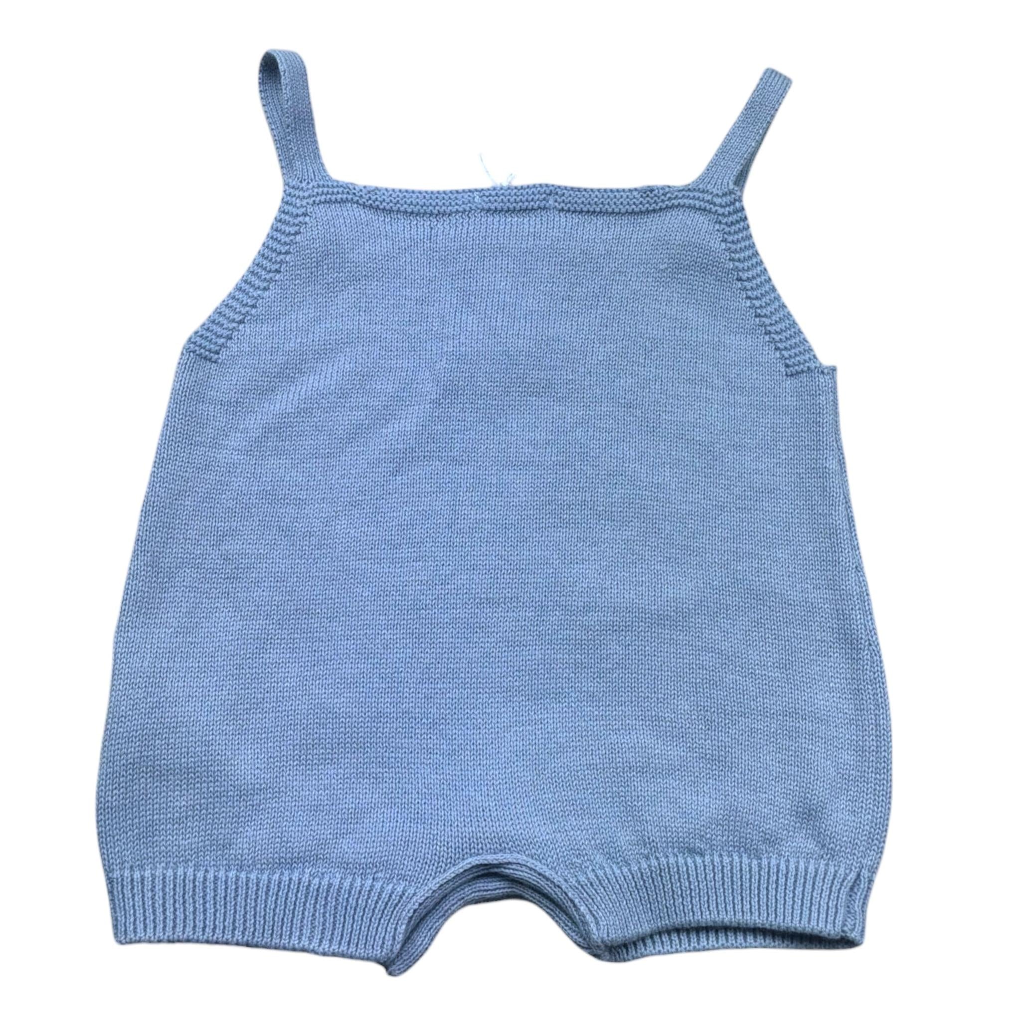 Le Bebe Salopette Tinta Unita per Neonato LBB5304 AZZURRO LE BEBE 