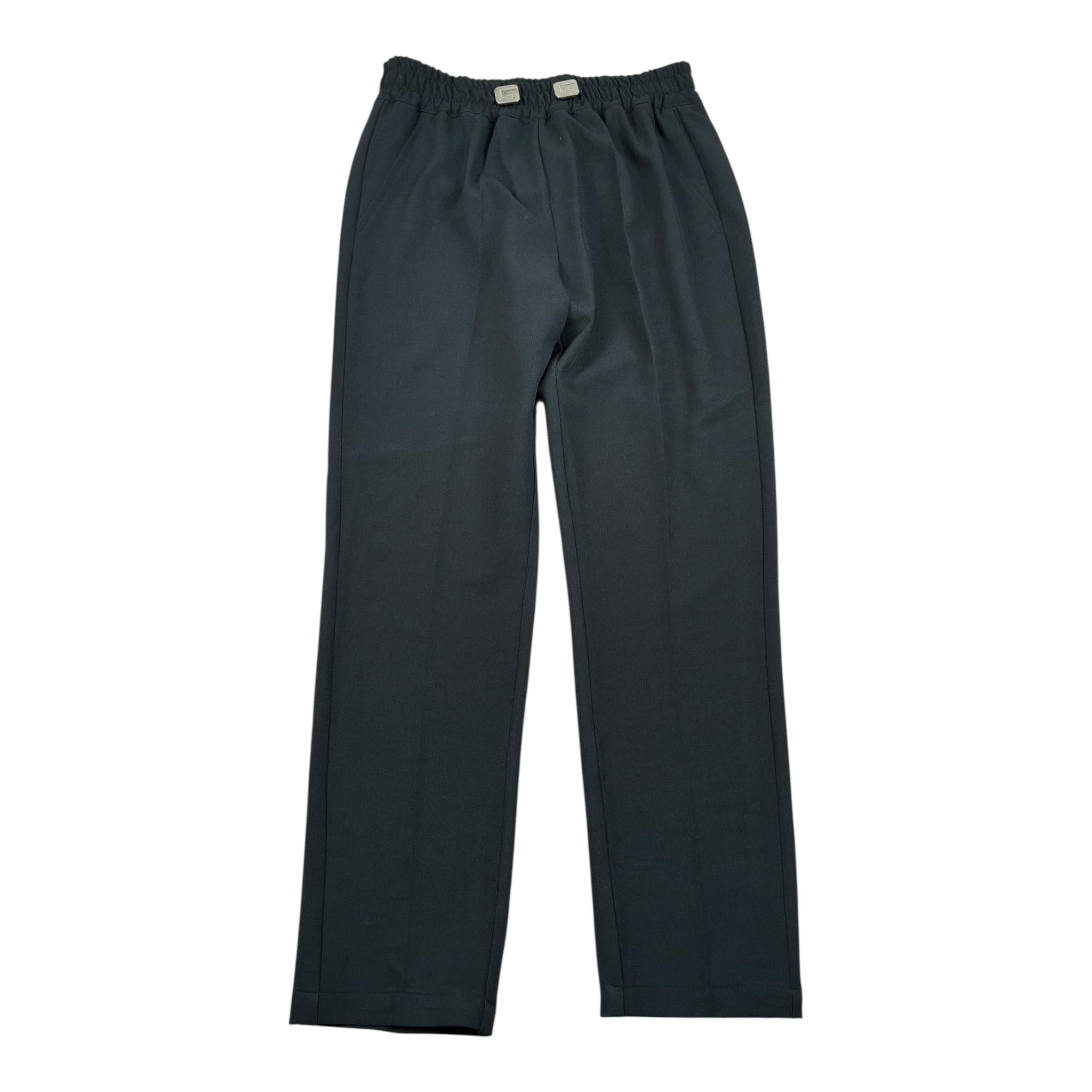 Gaelle Pantalone tinta unita con Elastico In Vita Nero per Bambina 2745P00517 NERO GAELLE 