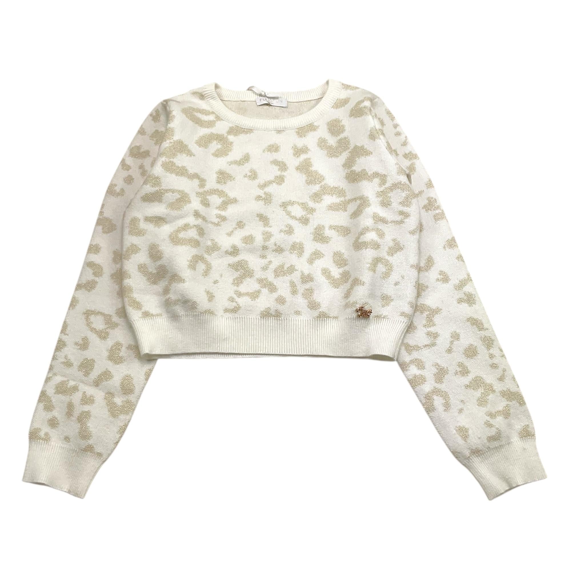 FUN & FUN maglia tinta unita con fantasia Bianco per Bambina FCBSW001355 BIANCO FUN & FUN 