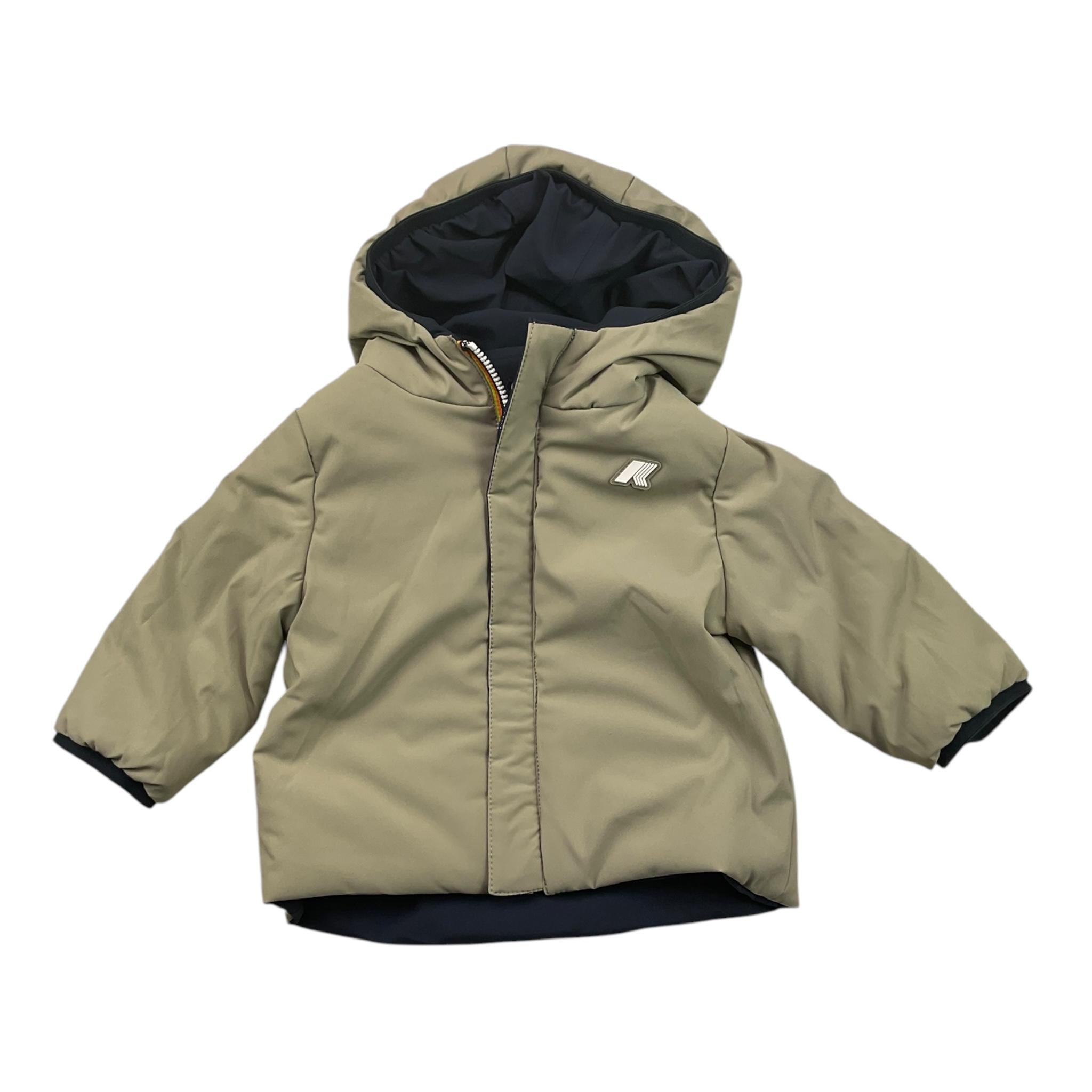K-WAY giubbino bicolore reversibile  Verde/blu per Neonato K71338WX VERDE/BLU K-WAY 