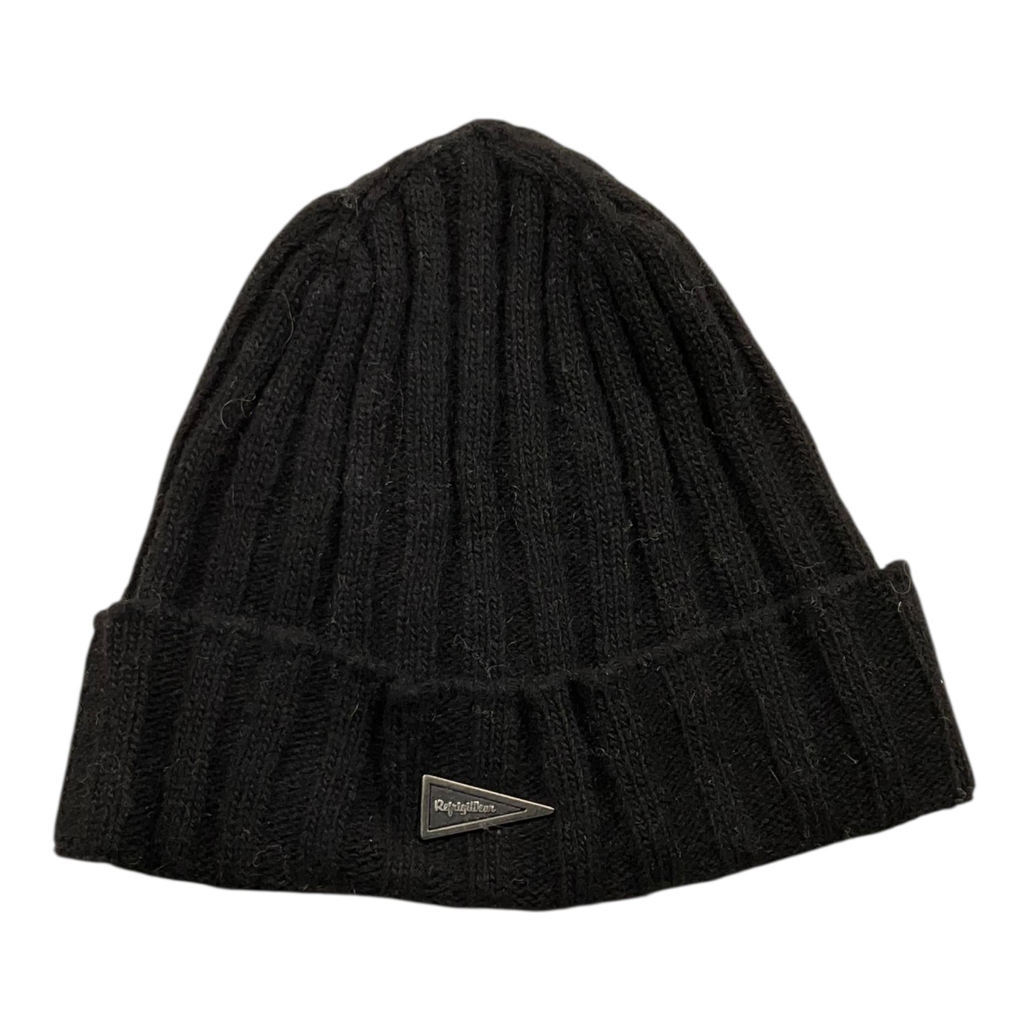 REFRIGIWEAR cappello tinta unita con ricami Nero per Bambino CA31092 NERO REFRIGIWEAR 