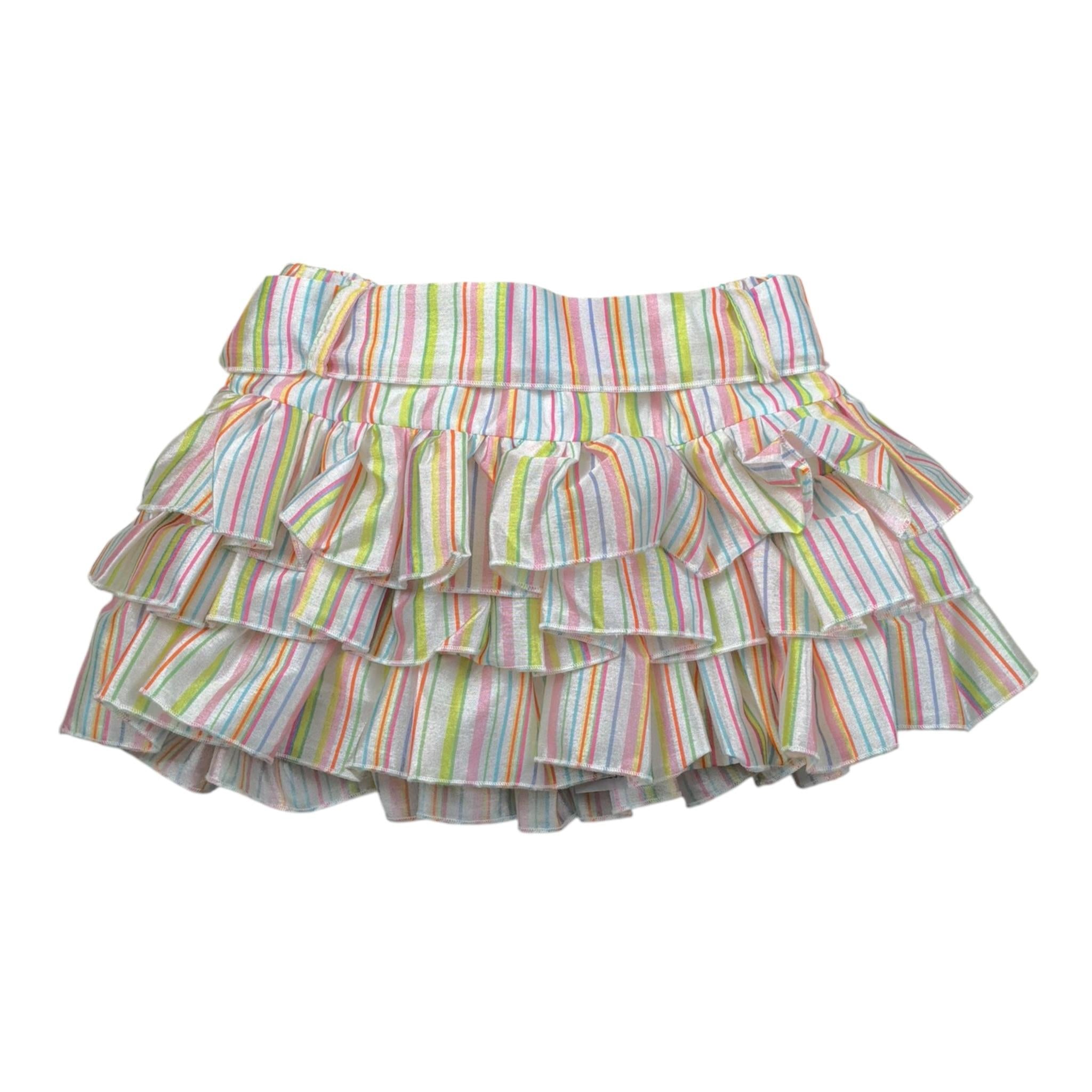 Miss Grant Gonna Fantasia A Righe con Elastico In Vita Multicolor per Neonata MG1351X MULTICOLOR MISS GRANT 