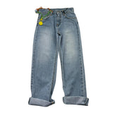 John Richmond Jeans Tinta Unita con Girovita Regolabile per Bambino RBP26132JE AZZURRO JOHN RICHMOND 