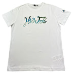 Monnalisa T-Shirt Girocollo Tinta Unita con Stampa per Bambino 253609 BIANCO MONNALISA 