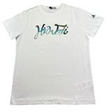 Monnalisa T-Shirt Girocollo Tinta Unita con Stampa per Bambino 253609 BIANCO MONNALISA 