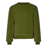 FUN & FUN maglia girocollo tinta unita cn applicazioni Verde per Bambina FCJSW00039 VERDE FUN & FUN 