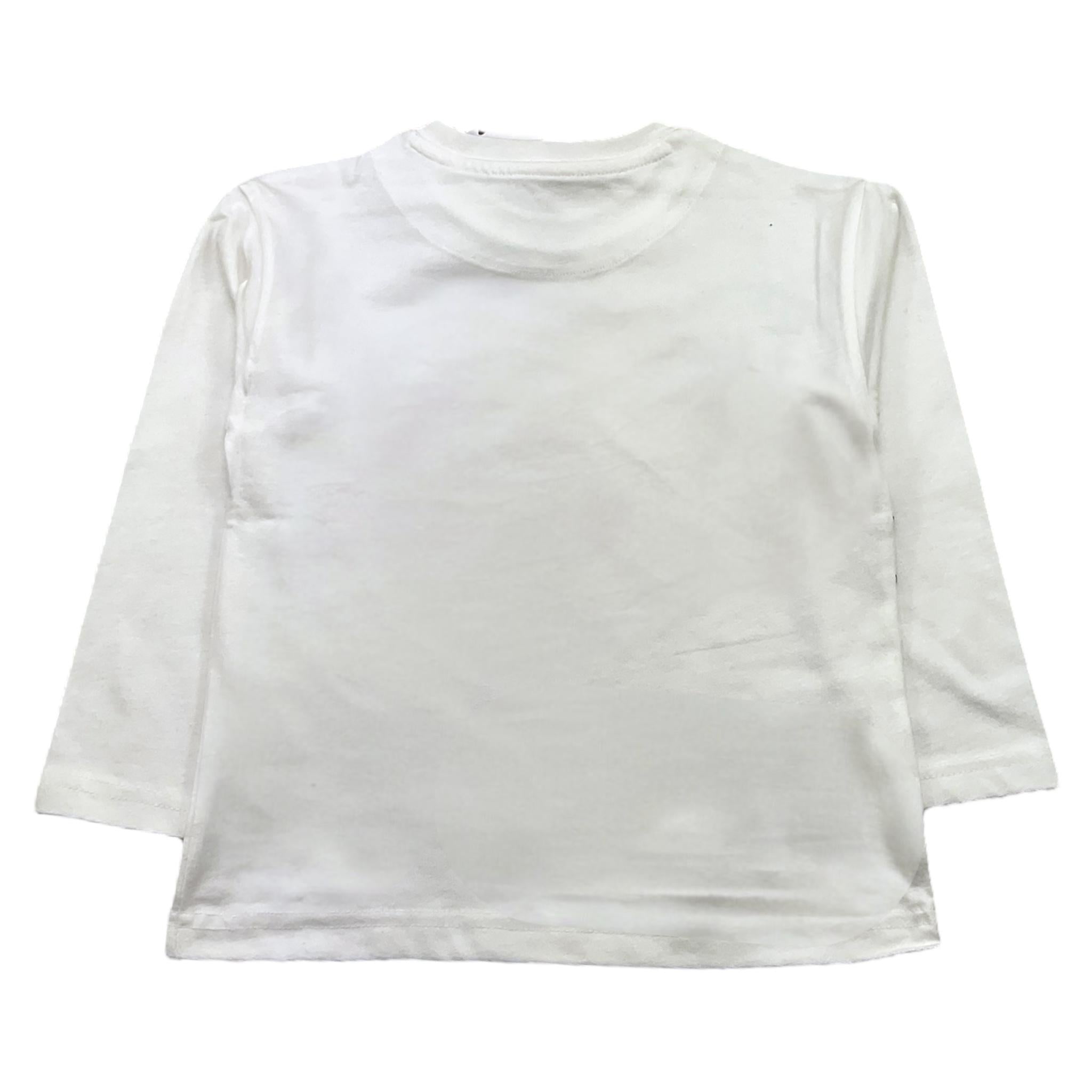 MAYORAL shirt girocollo tinta unita con stampa Bianco per Bambino 4039XX BIANCO MAYORAL 