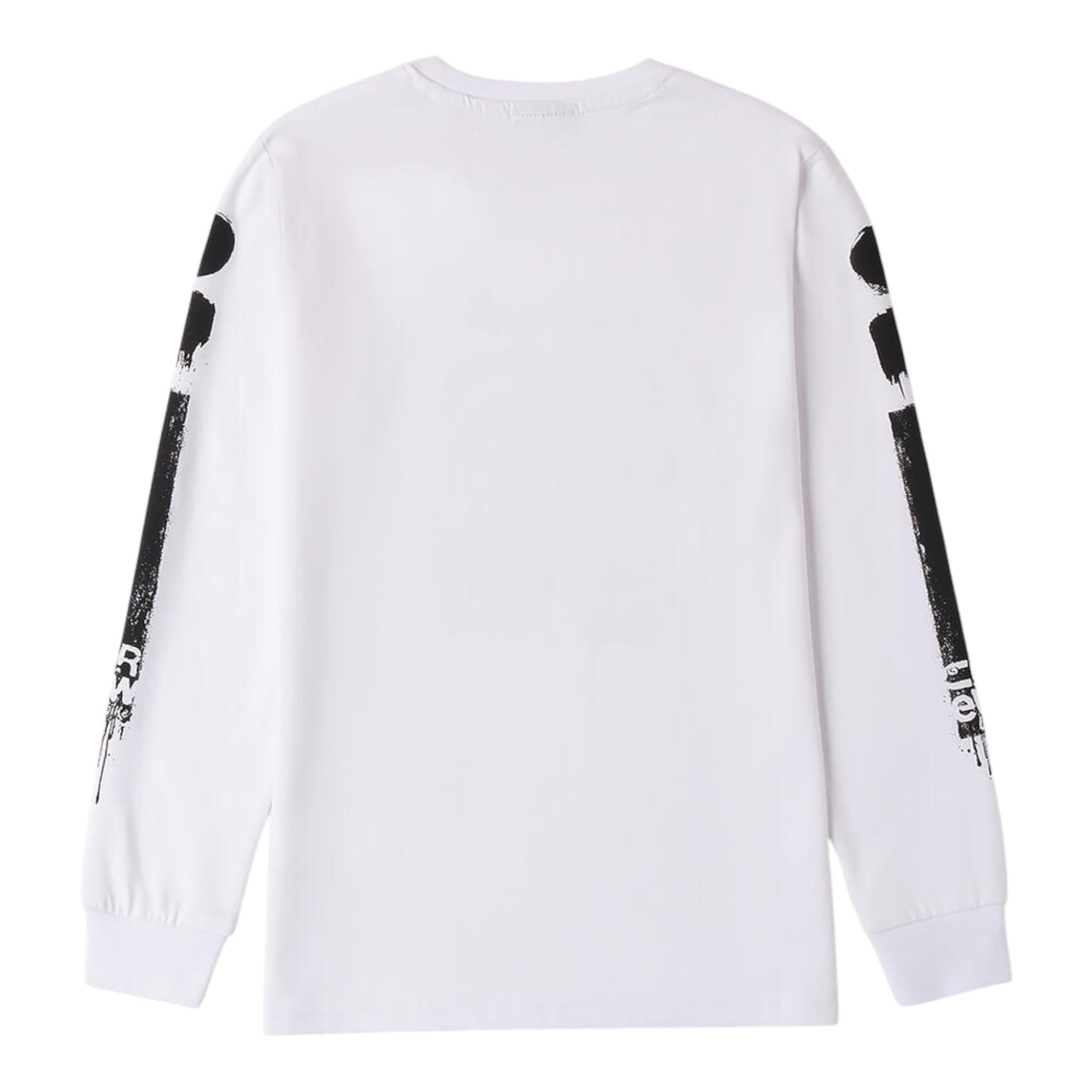 SARABANDA shirt girocollo tinta unita con stampa in contrasto Bianco per Bambino A403 BIANCO SARABANDA 