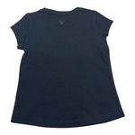 Freddy T-Shirt Girocollo Tinta Unita con Logo per Bambina FR1950 NERO FREDDY 