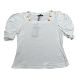 J'Aime' T-Shirt Girocollo tinta unita Bianco per Bambina 4522G BIANCO J'AIME' 
