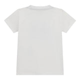 Guess T-Shirt Girocollo Tinta Unita con Stampa per Bambino N5RI25K8HM4 BIANCO GUESS 