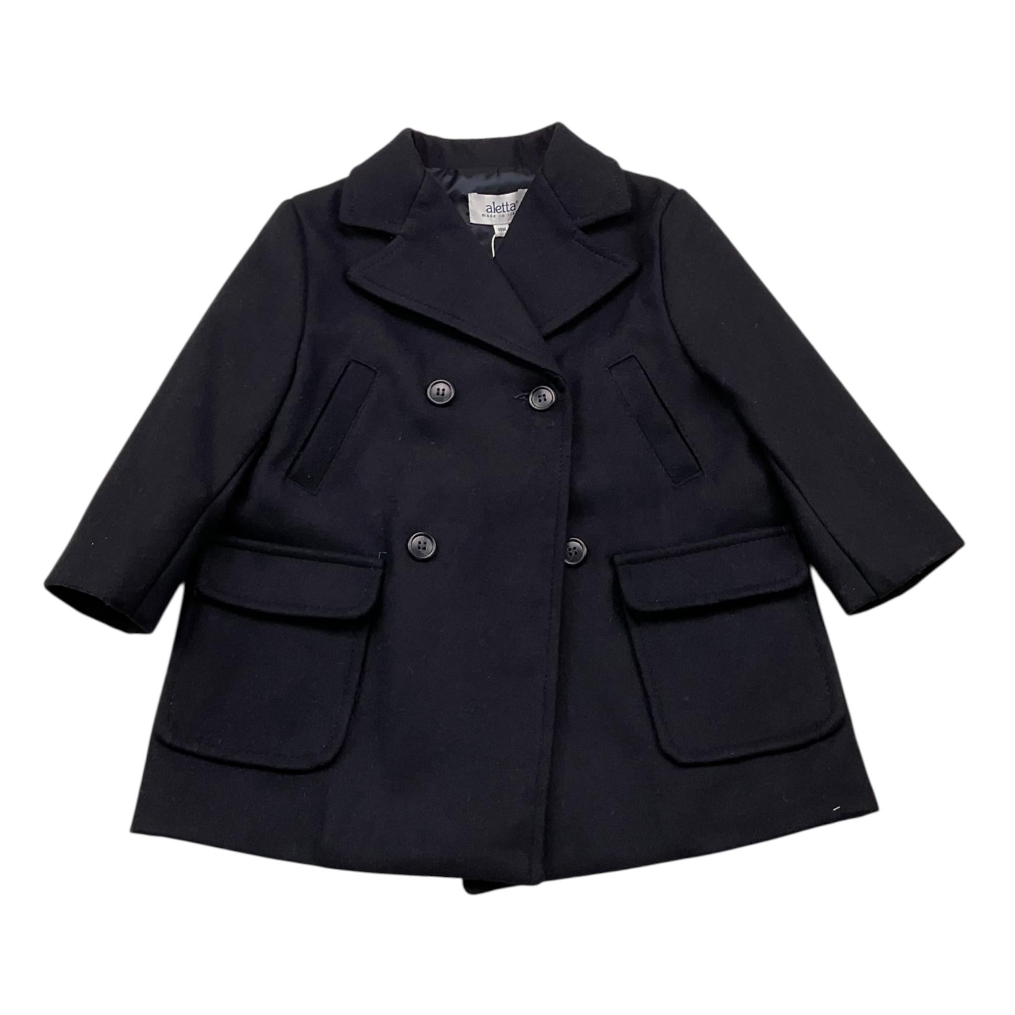ALETTA cappotto tinta unita doppiopetto Blu per Neonato M210707 BLU ALETTA 