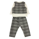 LALALU' completo 2 pezzi shirt-gilet-pantalone Grigio per Neonato CML32L GRIGIO LALALU' 
