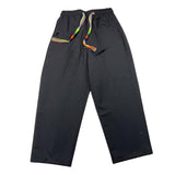 Yes London Pantalone Tinta Unita Con Elastico In Vita Nero Per Bambino