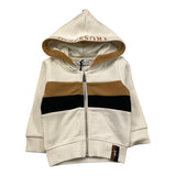 TRUSSARDI felpa con zip e cappuccio tinta unita Panna per Neonato TIA25068FE PANNA TRUSSARDI 