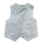 Manuel & Frank Gilet Tinta Unita per Neonato MF5312I BIANCO MANUEL & FRANK 