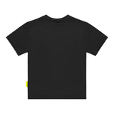 Barrow Kids T-Shirt Girocollo Tinta Unita Con Stampa Nero Per Bambino