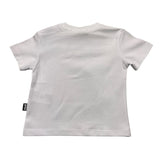Daniele Alessandrini T-Shirt Girocollo Tinta Unita Con Stampa Bianco Per Neonato