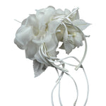 Les Gamins Cerchietto Tinta Unita con Applicazioni per Bambina GM200705 PANNA LES GAMINS 