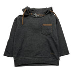 NANAN felpa chiusa con cappuccio tinta unita Grigio per Neonato I2108112GR GRIGIO NANAN 